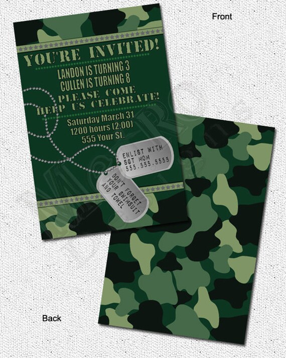 Camo Invitations Il_570xn