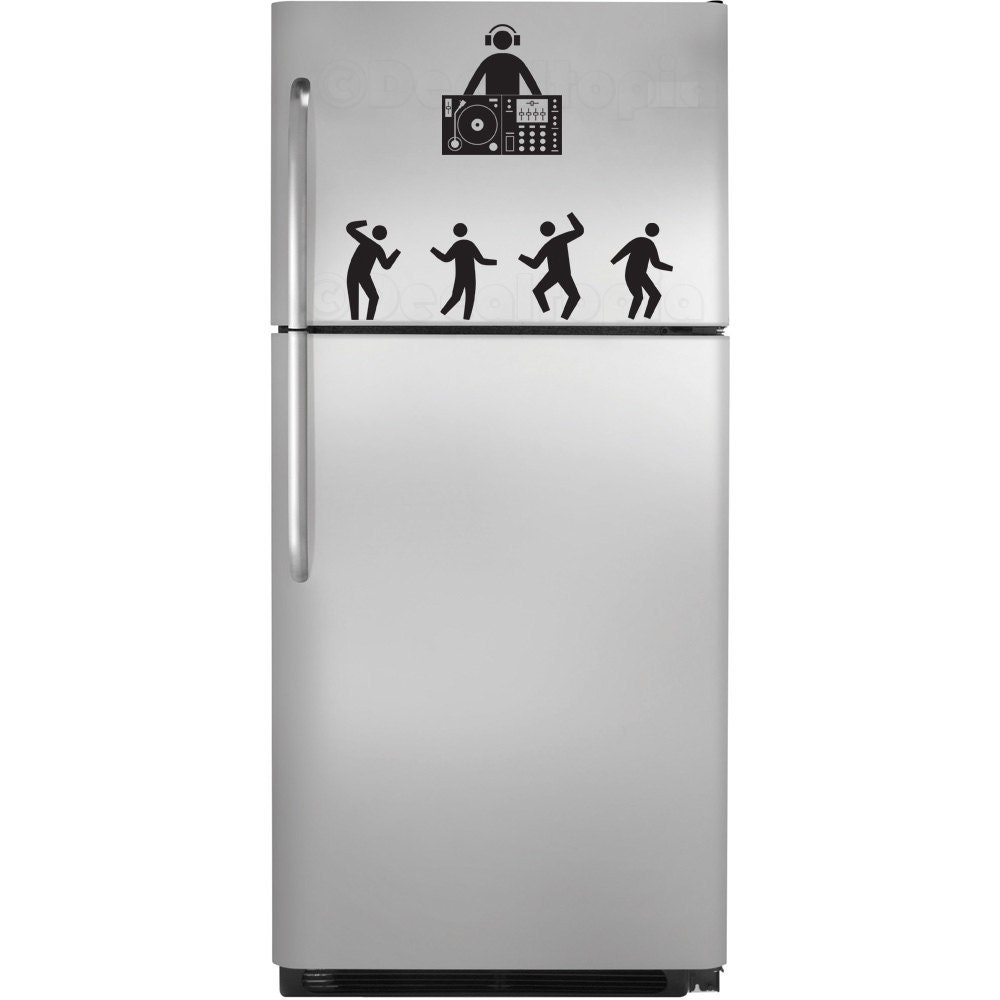 Party in the Kitchen Fridge Decal