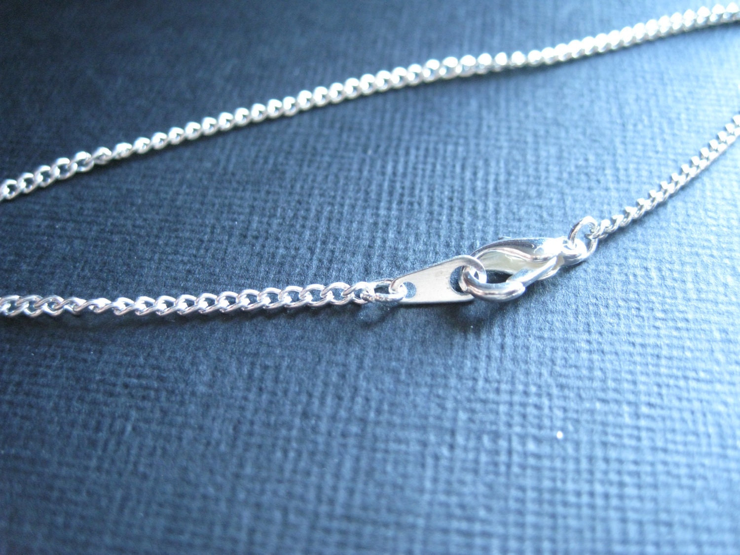 Silver plated chain (larger loop)