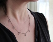 Labradorite necklace, labradorite jewelry, blue labradorite, sterling labradorite necklace