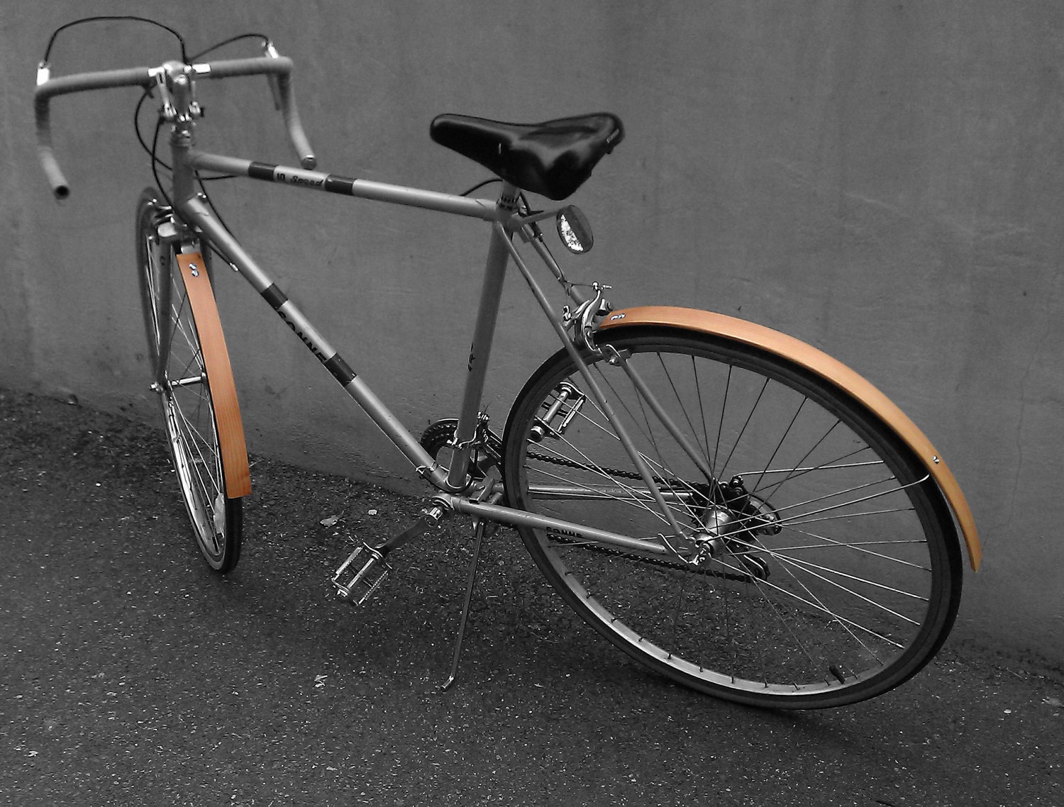 RE-cycle   Reclaimed Wood Bike Fender