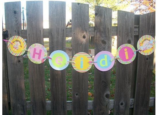 Personalized child's name banner/sign