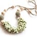 Teething Necklace - Nursing necklace - choose your color - linen ruffle