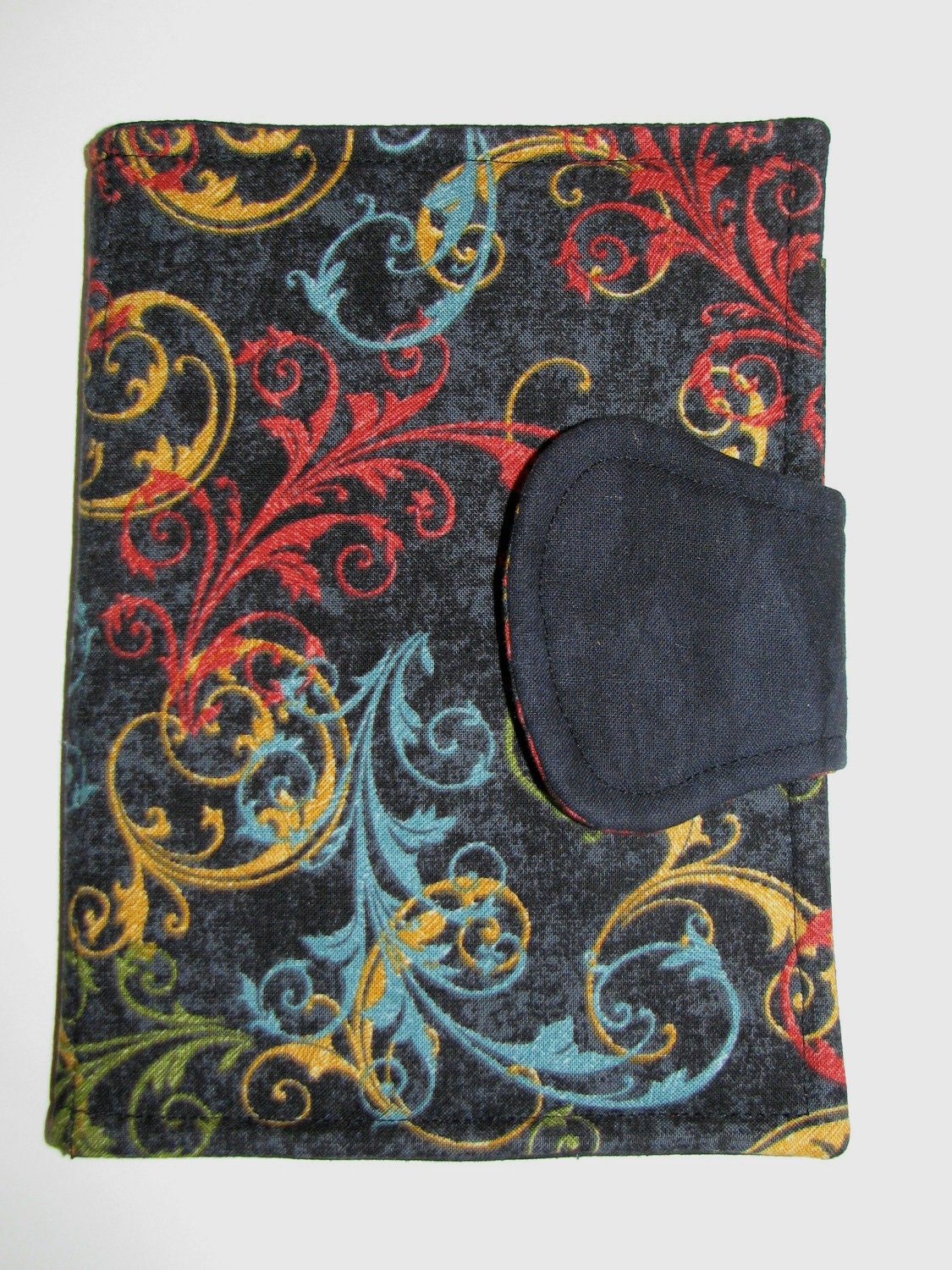 eReader Cover, Kobo Arc, Kindle Fire HD Cover, Kindle Touch Cover, Kobo Vox Cover, Kobo Touch Cover - Book Style - Grey with Vines