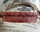 Victorian Pink Song of Solomon 6:3 Declaration Bracelet