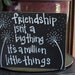 friendship isn't a big thing handmade card