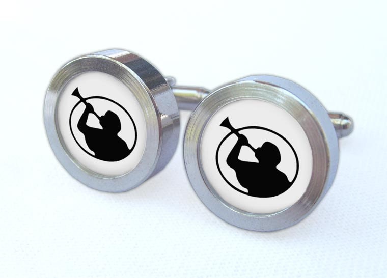 Angel Moroni Cufflinks -- Mormon Religious Symbol Gift for wedding, groomsmen, and university graduation
