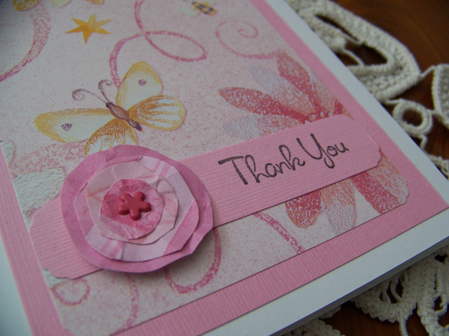 Thank You Notes Card Set of 4