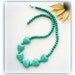 Turquoise Necklace - Hearts Necklace