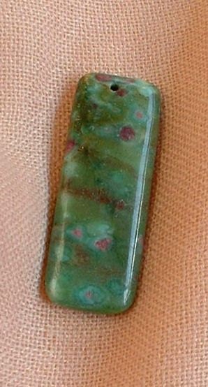 Ruby in Fuchsite Bead