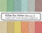 digital paper linen texture vintage pastel colors, digital backgrounds, linen crosshatch patterns, instant download - 317