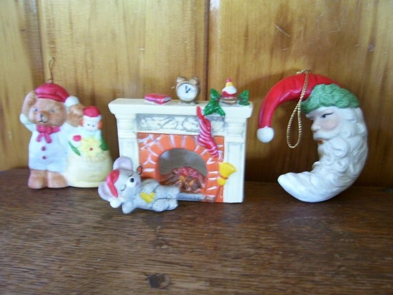 vintage midwest bisque christmas ornaments by christmasnotions vintage midwest bisque christmas ornaments by christmasnotions