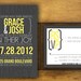 Custom, Chic Yellow and Gray Wedding Invitation and Reply Card- Modern and Printable-The Grace