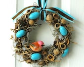 Songbird Nut Wreath: 6" Mini-Hickowreath