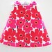 Marimekko Toddler Dress - Girls Dress - Baby Dress - Girls Dress Pattern - Gift Idea -  1960' Style - Vintage - 12M and 2T ONLY