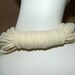 Upcycled T-Shirt Necklace / Scarf in Buttercream Pastel Yellow
