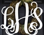 Large (18") Wooden Monogram-Ready to Paint-Monogram your Home