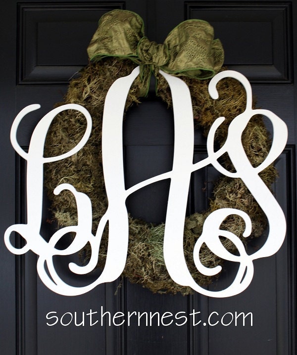 Large (18") Wooden Monogram-Ready to Paint-Monogram your Home