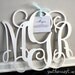 Bridesmaid Gifts/Maid of Honor Gift-Large (18") Wooden Monogram-Ready to Paint-Monogram your Home
