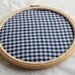 Embroidery hoop teacups stack freehand machine embroidery