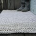 10.00 OFF Hand Knit Rope Rug
