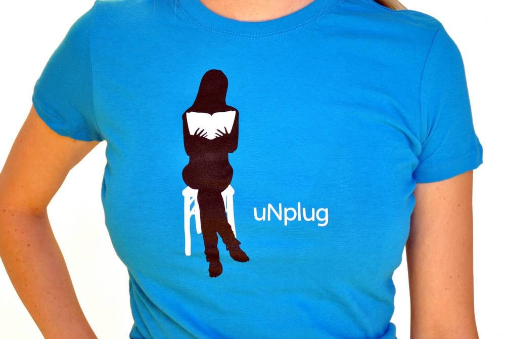 10 DOLLAR TEE's... Limited Time FREE Shipping, Womens Custom Unplug and Read a Book -Artist Designed T-Shirt Womens Sm, Lrg