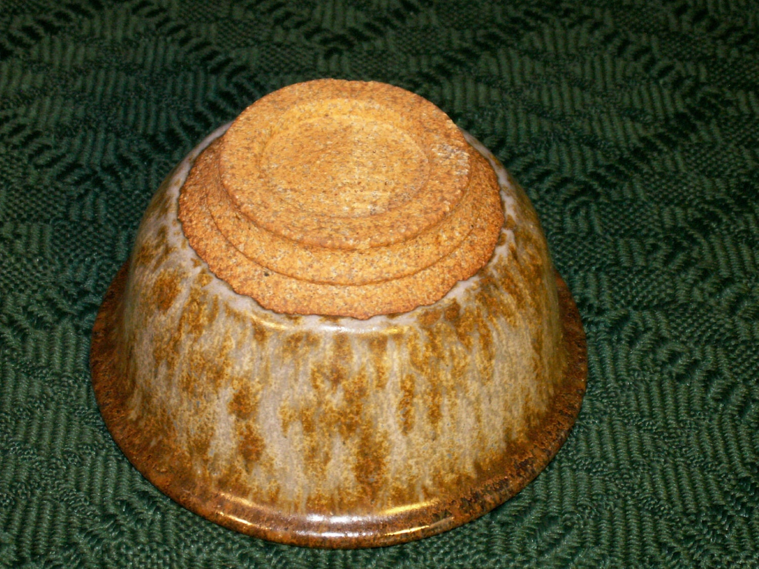 Lovely Vintage stoneware pottery spice or tea bowl