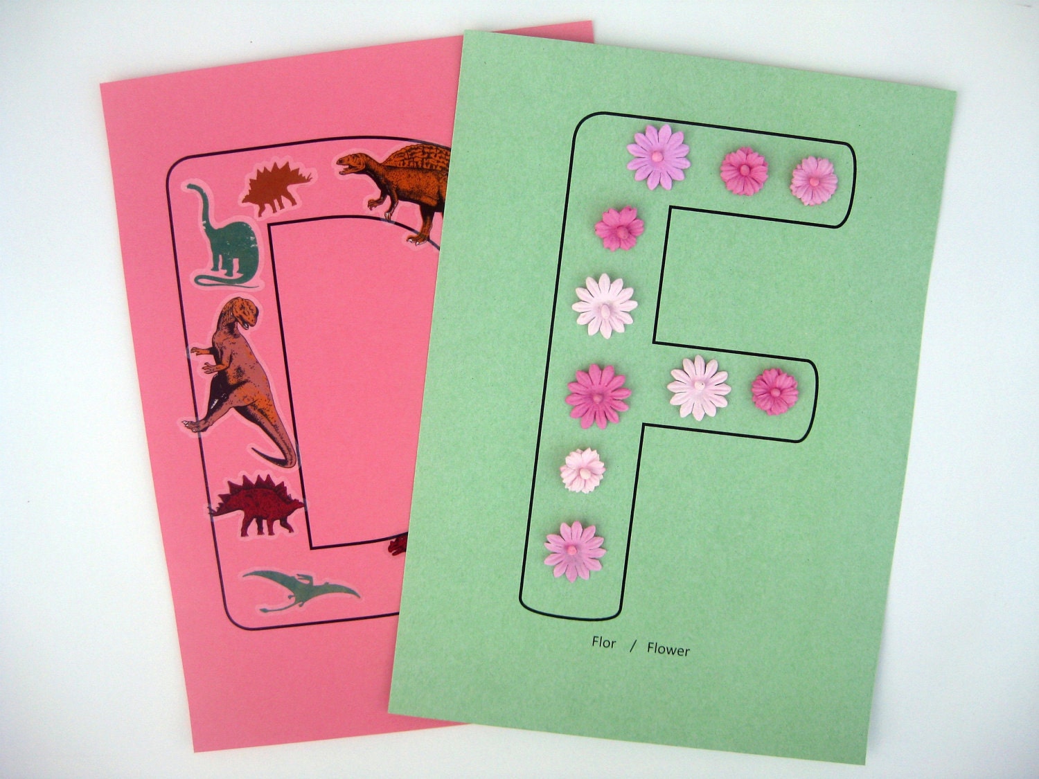 Alphabet Letter, Word, and Sound Recognition Toddler Activity Craft Kit A-M