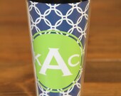 Personalized Monogrammed Travel Tumbler - Many Colors and Designs Available