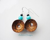 Natural Earrings - Eco Friendly - Unique - Handcrafted from Acorn