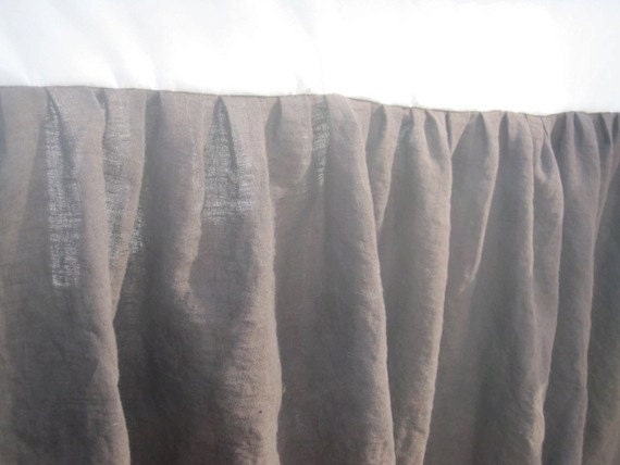 Linen Crib Skirt
