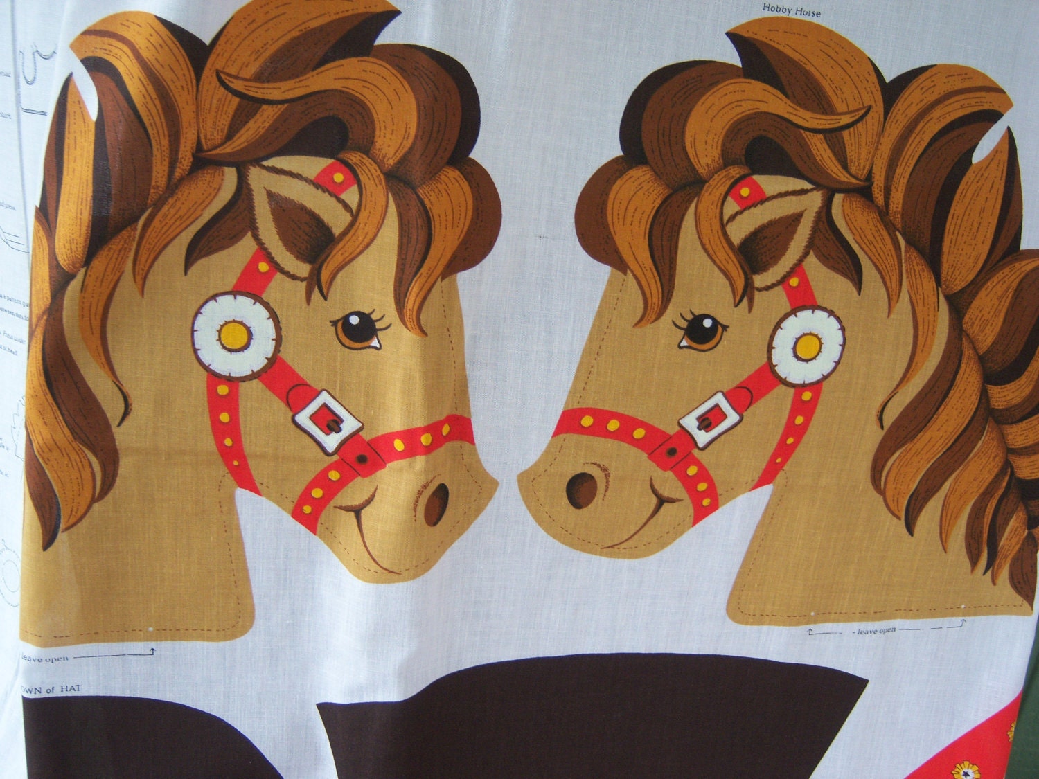 VIP fabric panel Cowgirl Cowboy 2 costume glow Childrens Horse pony Vest