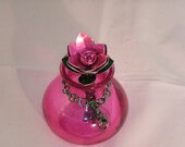 Potted Chain and Scale Flower in Pink