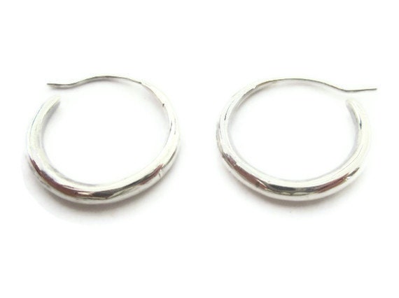 Sterling Silver Mini  Hoops Round Hoop Earrings Huggie Hoops