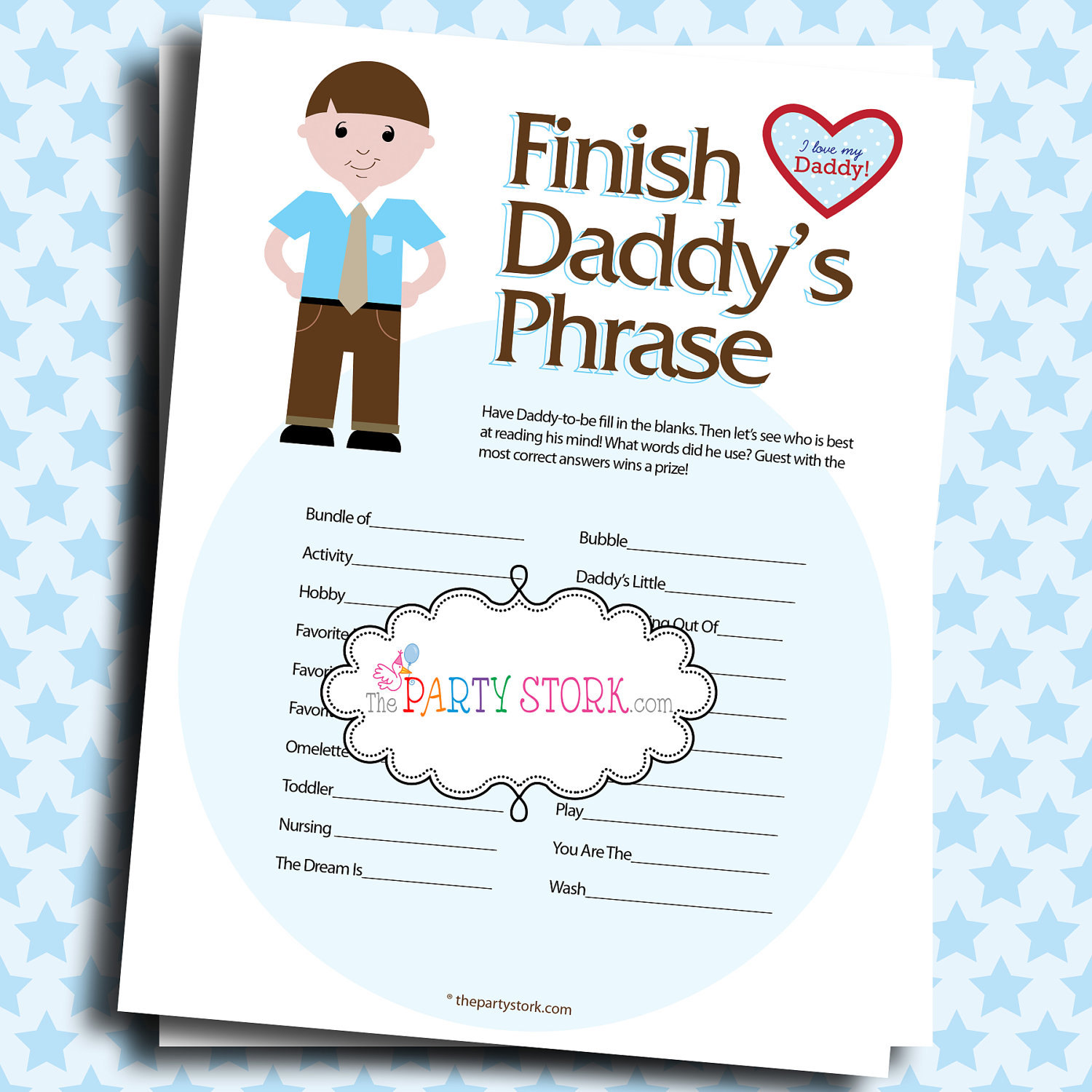 New 952 baby shower games ideas 874 by Baby Shower Phrase Finish Games Daddy