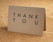 Wedding Thank You Cards - Wholesale Bulk Order - Rustic Modern Style (50)