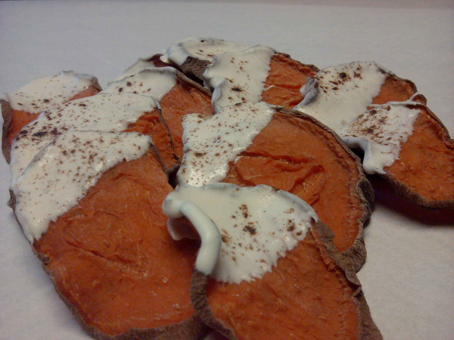 Gourmet Dog Chews Combo Pack - For Your Dogs- Sweet Potato Pie with Yogurt and Sweet Potato Chips