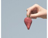 Strawberry Sky Photograph-Summer Amsterdam Picnic-Hand & Red Fruit Against a Blue Sky-Photography Print-Wall Art-12x12
