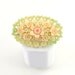 Vintage Flower Brooch, Celluloid Plastic Brooch, Occupied Japan, 1940s Hand Painted Plastic Jewelry, Pastel Pink Green Ivory