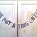 He Put A Ring On It Glitter Banner -- Bridal Shower or Bachelorette Party Decoration / Photo Prop