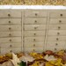 Wonderful Vintage Storage Cabinet Medium Sized 21 Drawers