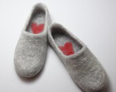 Felted wool clogs Love Hurts - Felt coarse organic wool - all sizes