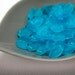 Blue Leaf Glass Beads 12mm (20) Frosted Matte Czech Leaves