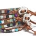 Leather wrap bracelet. Surprise leather bracelet (one layer). Mix of gemstones . Summer jewelry. Autumn colors. WSC1v001