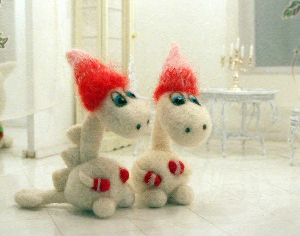 Needle felted dragon-- a symbol of 2012 --felt animal