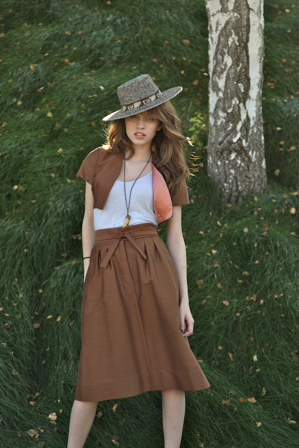 vintage 60's handmade bolero jacket & skirt