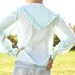 vintage 70's mint green sailor blouse