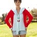 vintage 70's mint green sailor blouse
