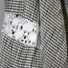 vintage 80's gingham and crochet prairie skirt