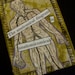 ACEO OOAK ATC collage and handstamped original art card Anatomical Diagram
